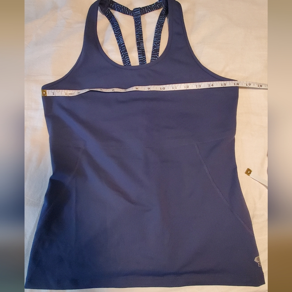 Mountain Hardwear Blue Athletic Tank